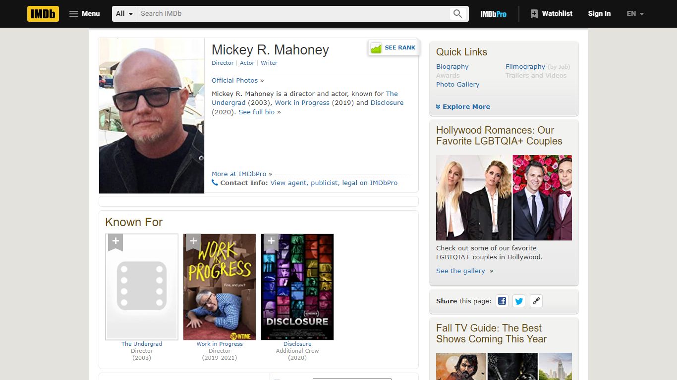 Mickey R. Mahoney - IMDb